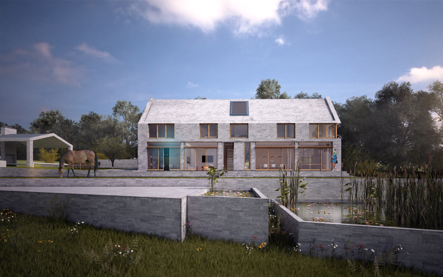 McKelvey Farm House, a carbon zero house in a rural setting 