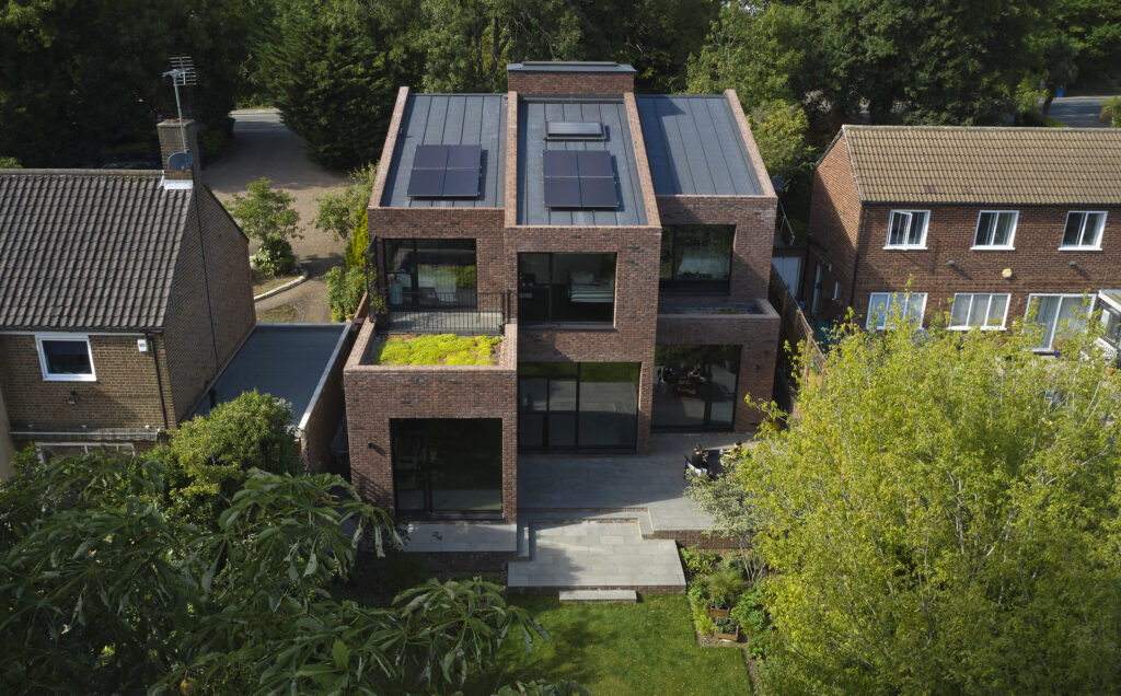 Mill Hill House, a new build home in North London that follows Passivhaus principles