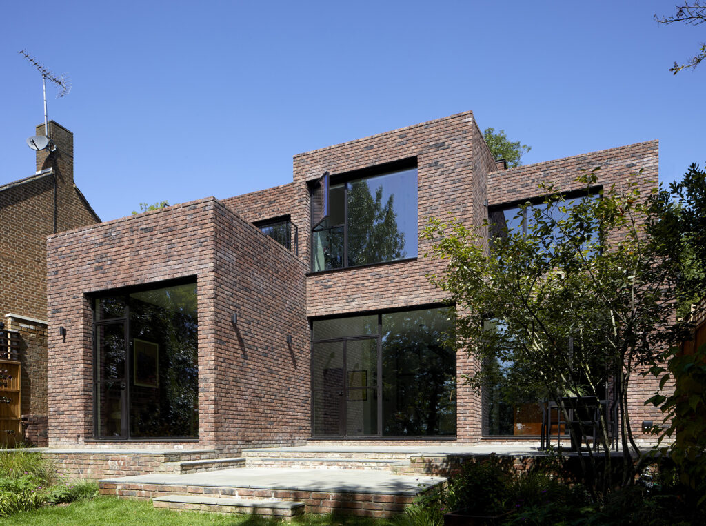 Mill Hill House, designed following Passivhaus Design principles.