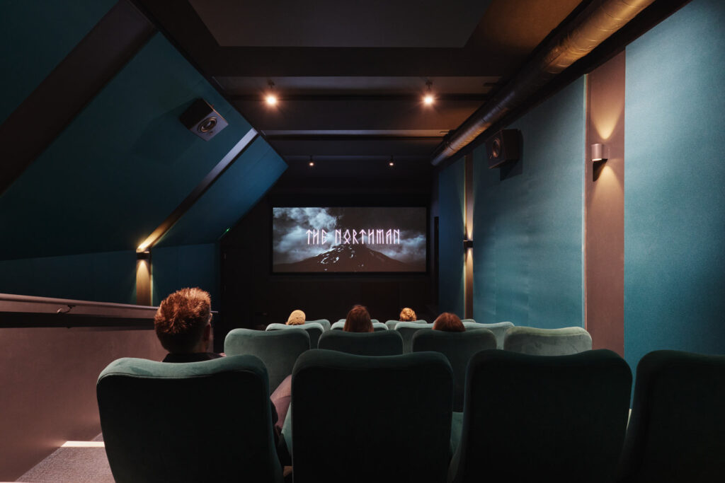 View of the interior of Screen 2 at the Lexi Cinema