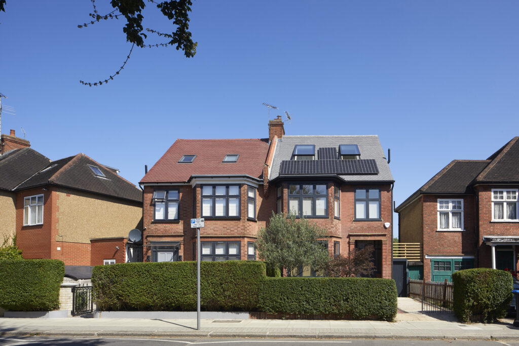 Image of Douglas House in Kensal Rise, North West London, designed with EnerPHit principles
