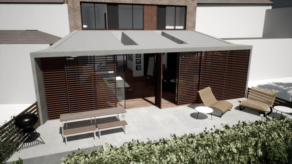 Image showing Solar shading (external sliding blinds) at our Herbert Paradise project in Kensal Rise, NW London