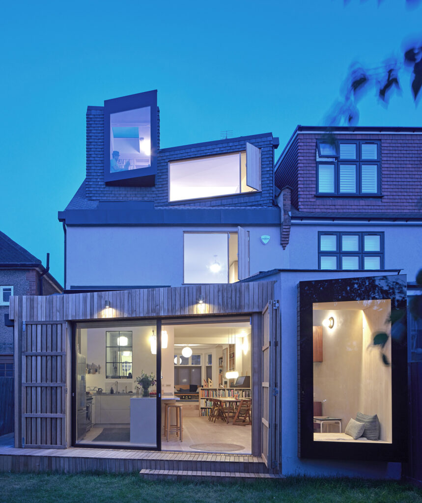 Rear Extension and Dormer Extension at Douglas House in Kensal Rise, North West London, designed by RISE Design Studio