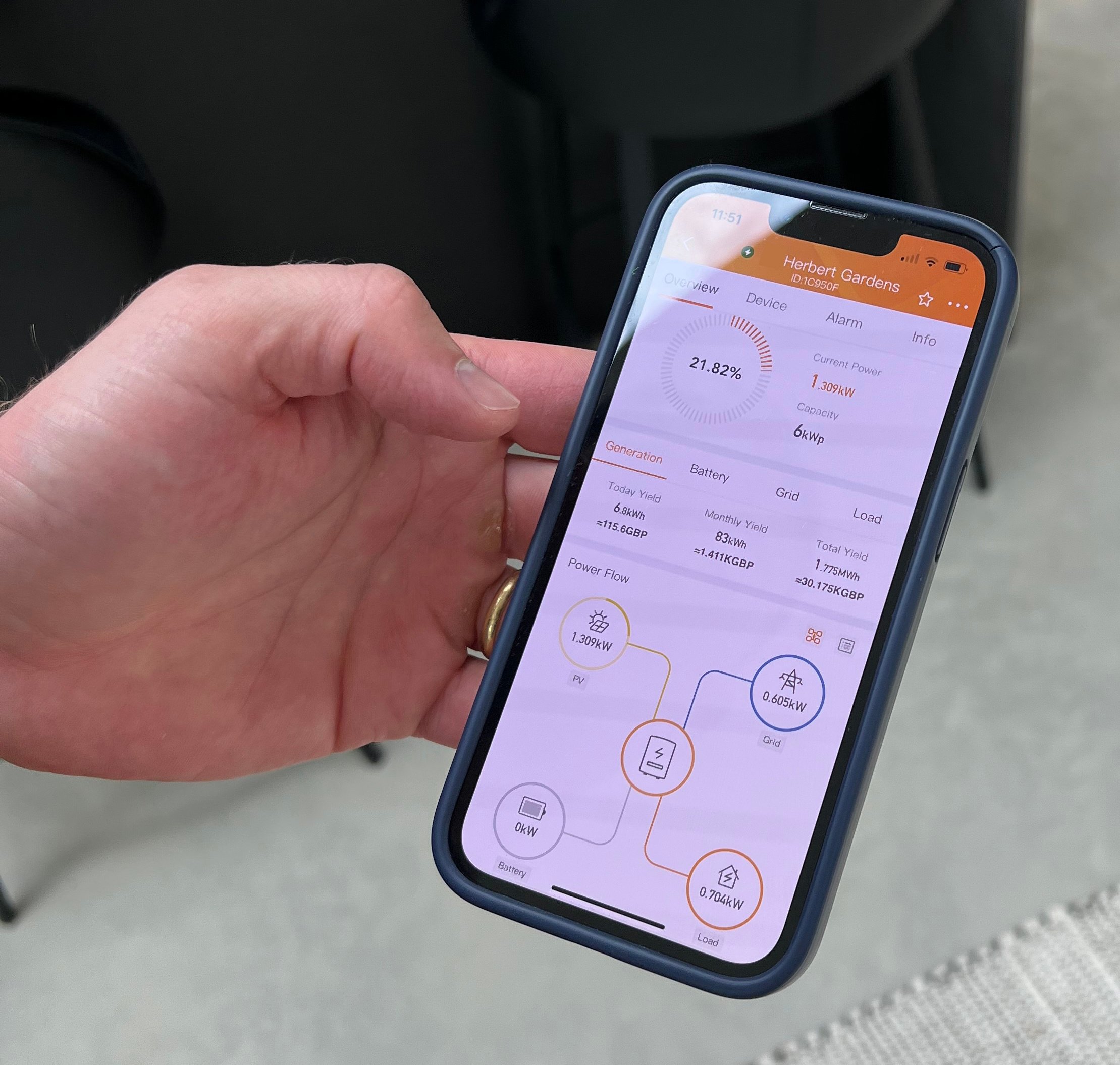 RISE-Design-Studio-Architects-Kensal-Rise-Low-Energy-Home-Insulation-diagram-Solar Panels-iPhone-reading