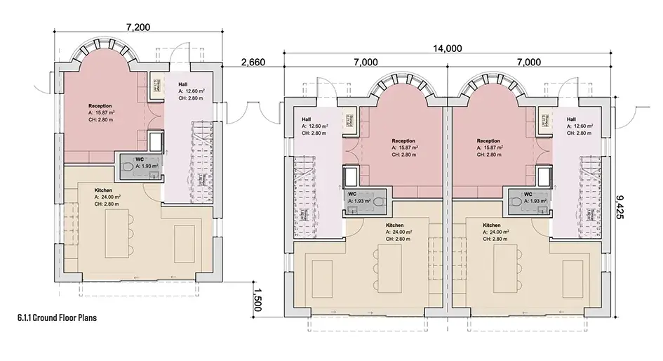 RISE-Design-Studio-Architects-Greenwich-Three-Houses-Backland-Development-Sustainable-Architecture-4DR-03-Ground-Floor-Plan