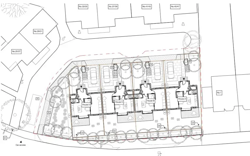 RISE-Design-Studio-Architects-Kenton-Mews-Houses-Sustainable-Architecture-4DR-1-Site-Plan-2