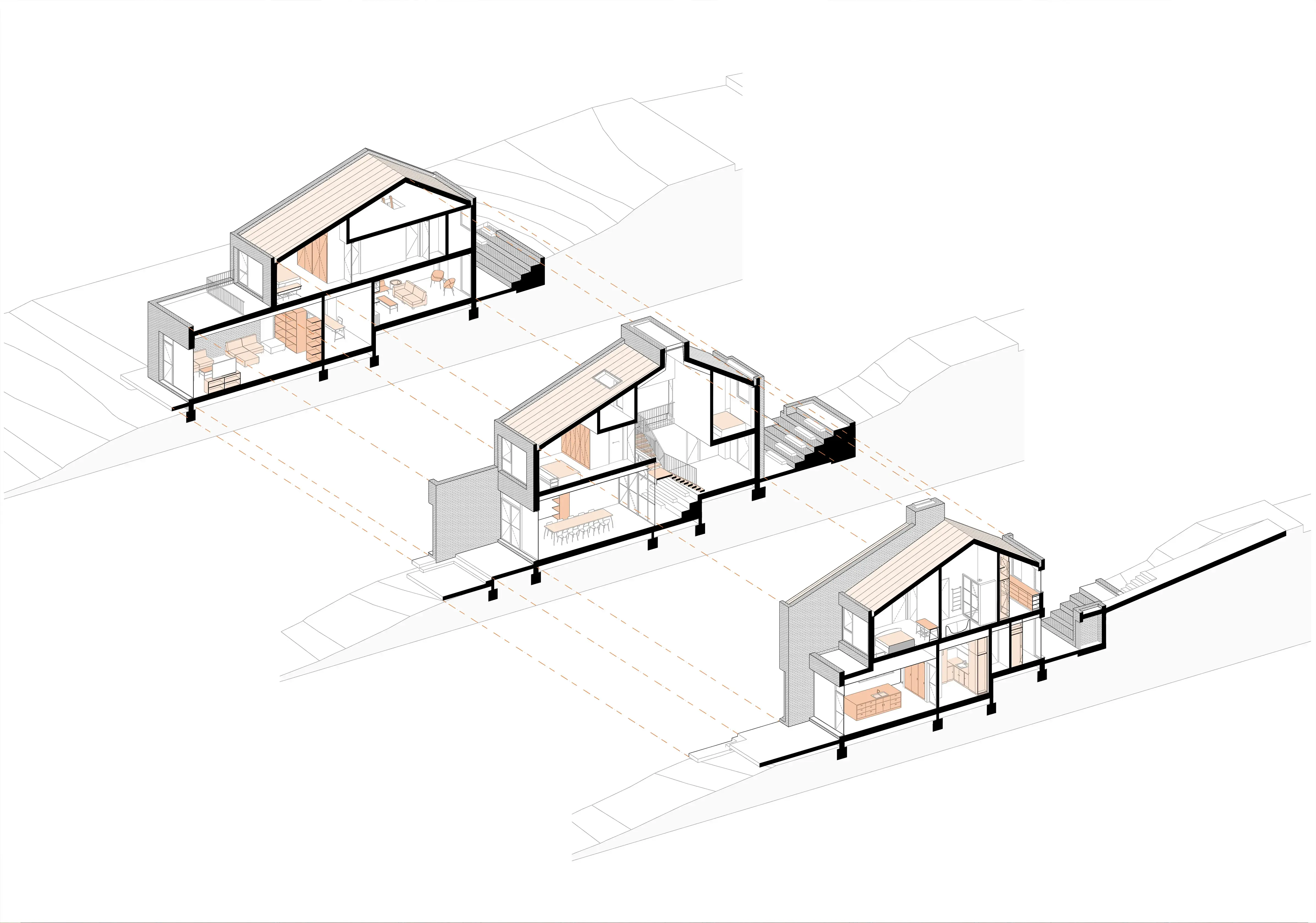 RISE-Design-Studio-Architects-Mill-Hill-House-New-Build-Sustainable-Home-3AF-15-Exploded-Axonometric-Horizonatal